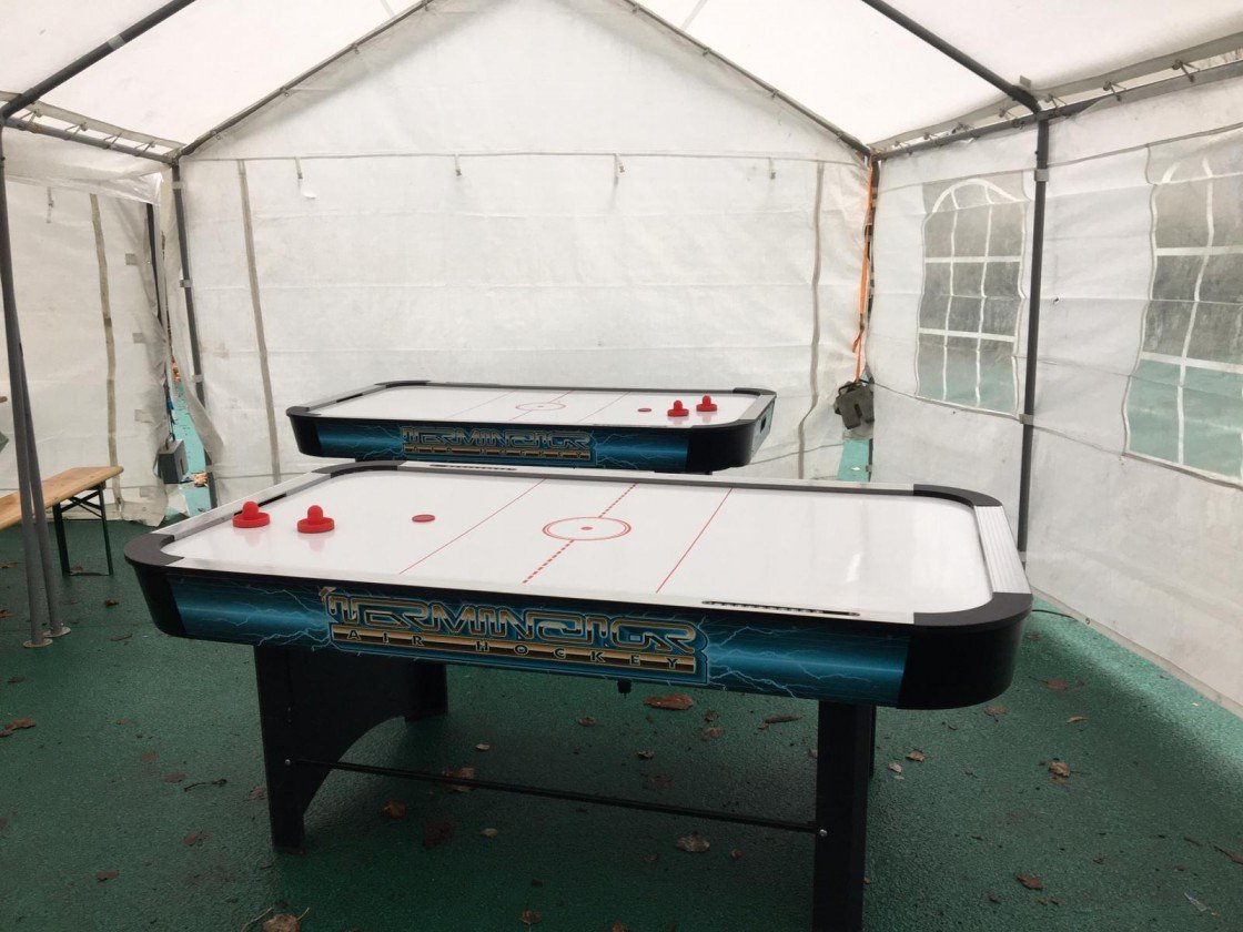 SereneLife Table de Air Hockey avec Soufflerie – Jeu de