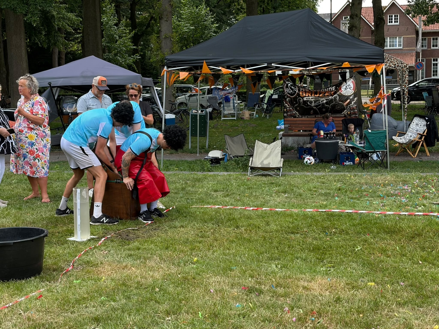Waterkakrace stoel + 4 broeken