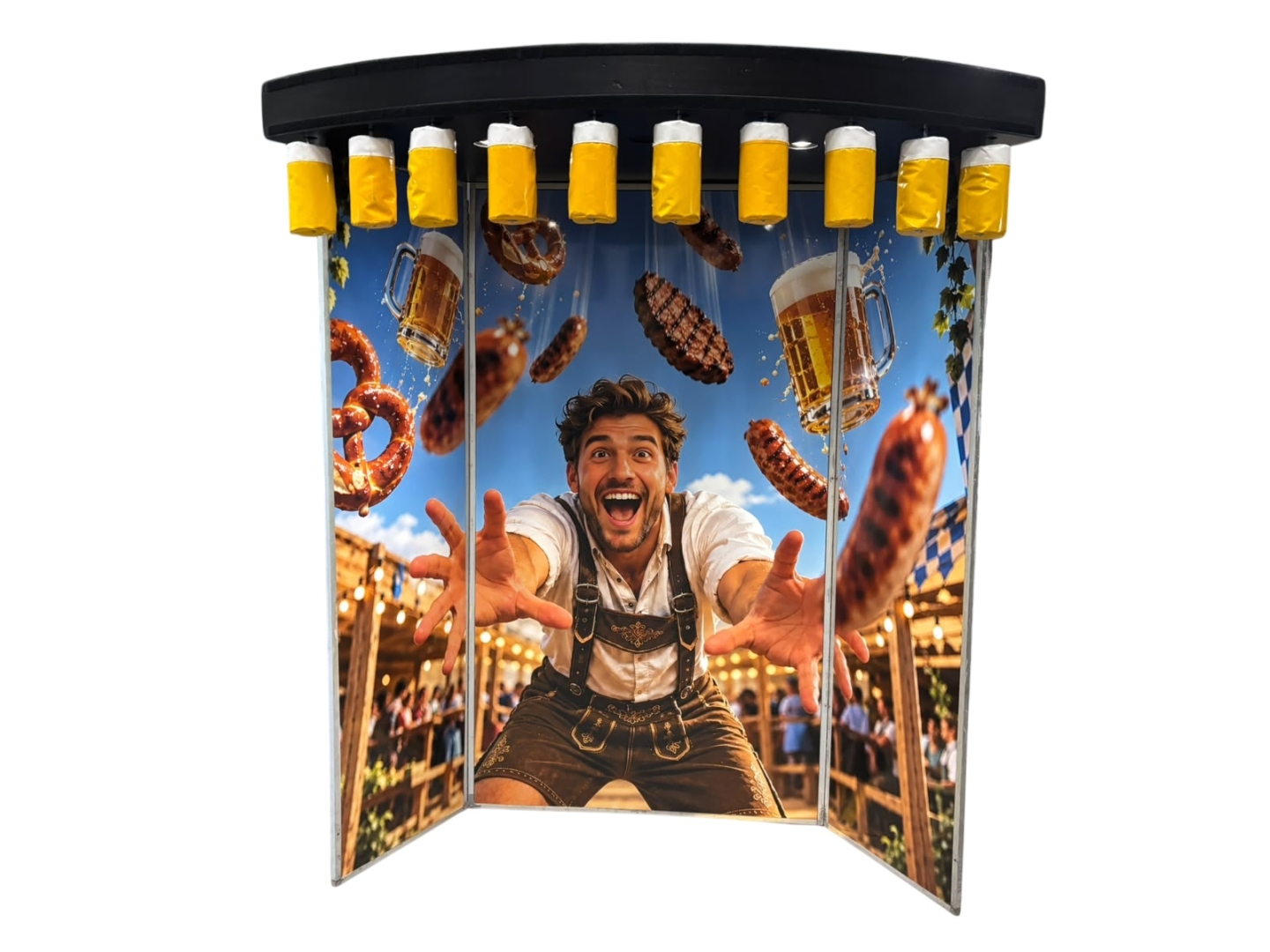 Bierpul vangspel B2,1 x D2 x H2,35 m.