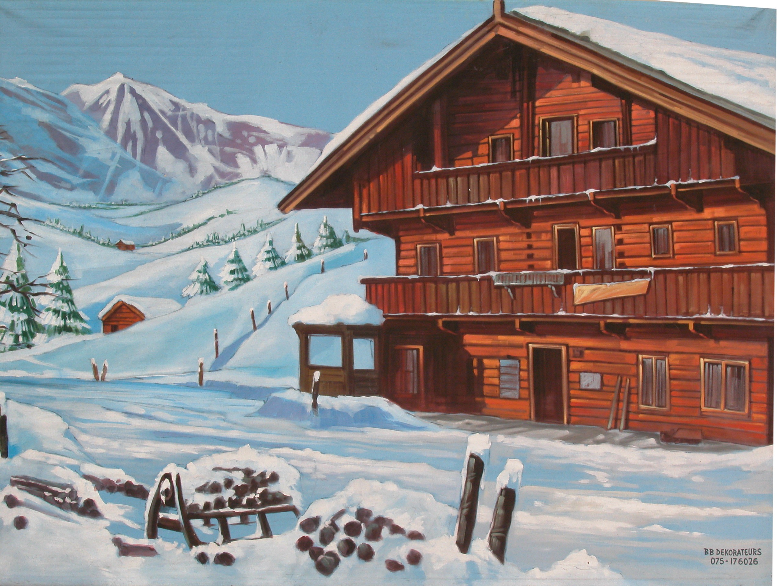 Wintersfeer chalet 5005