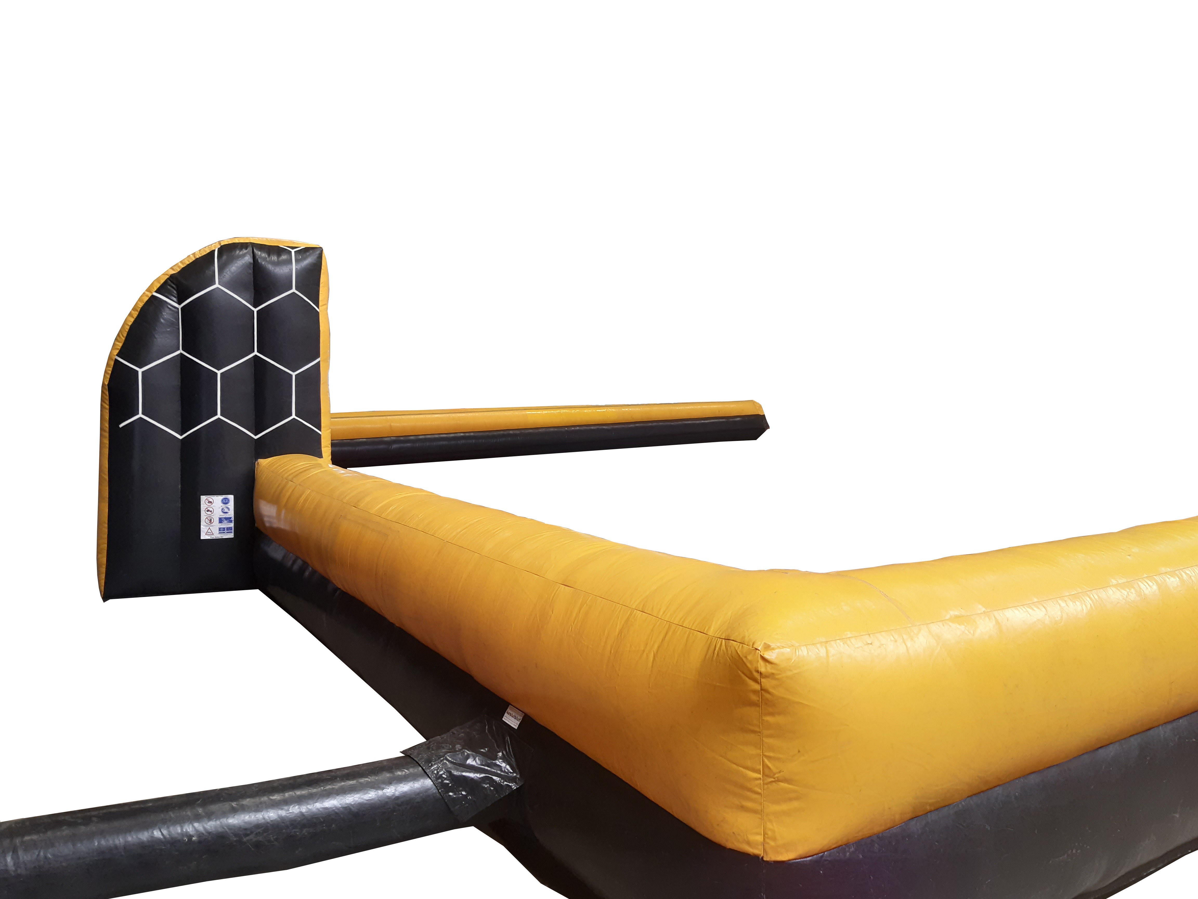 Verkoop - Boarding opbl. Geel/Zwart 30 x 15