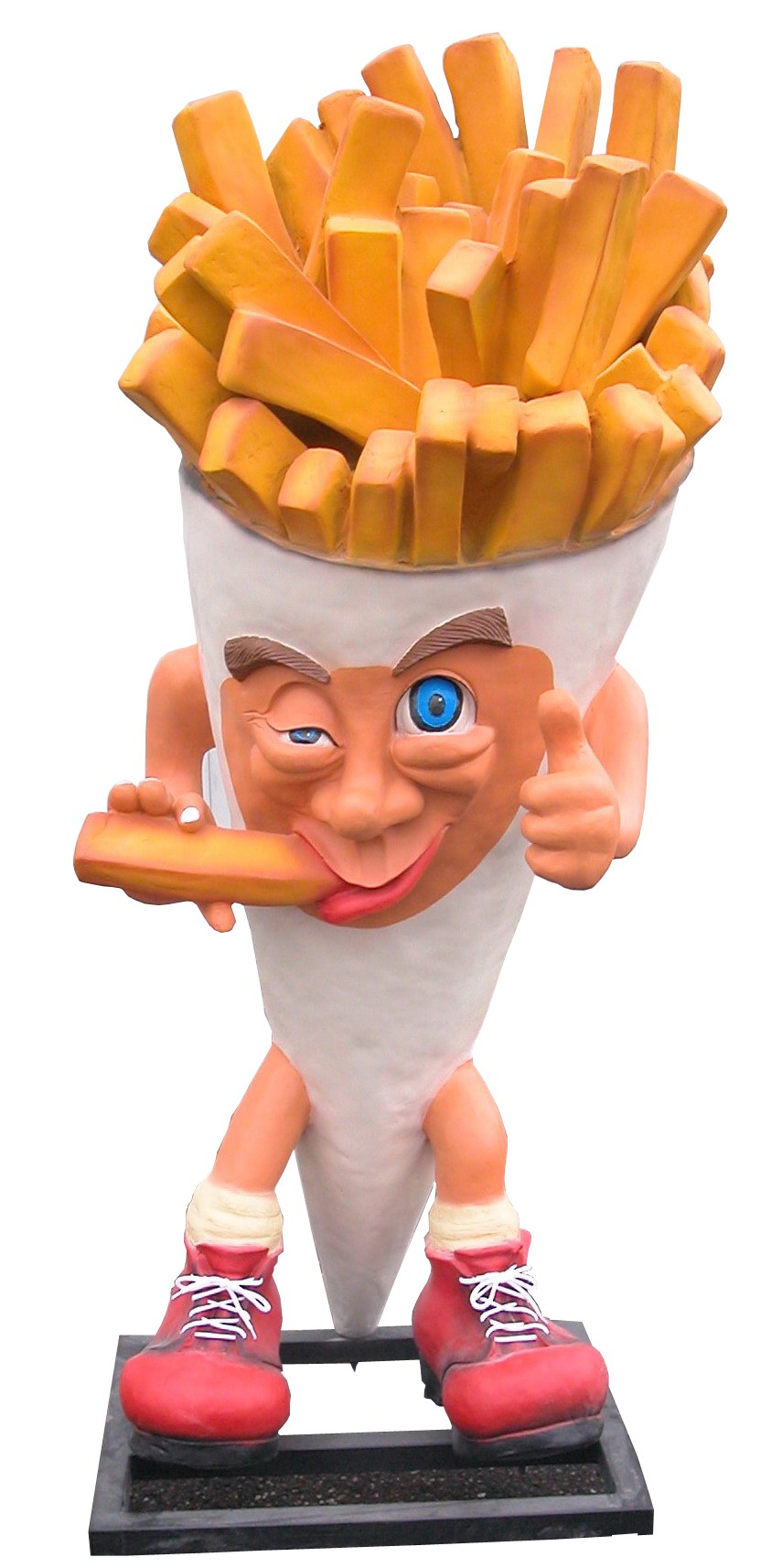 Beeld: Frietzak Ø 0,8 x H 2 m.