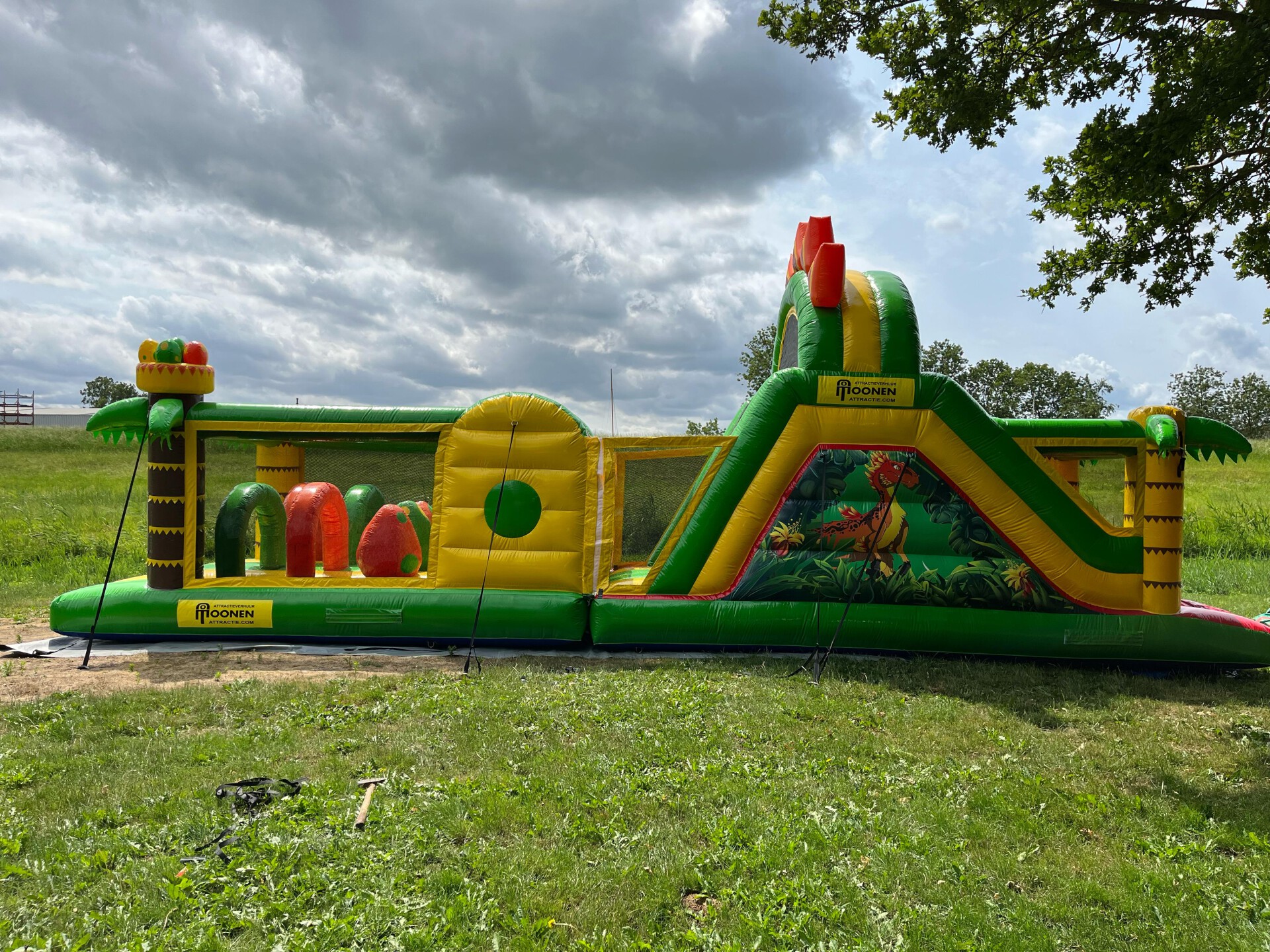 Dino World Obstakel Klimglijbaan