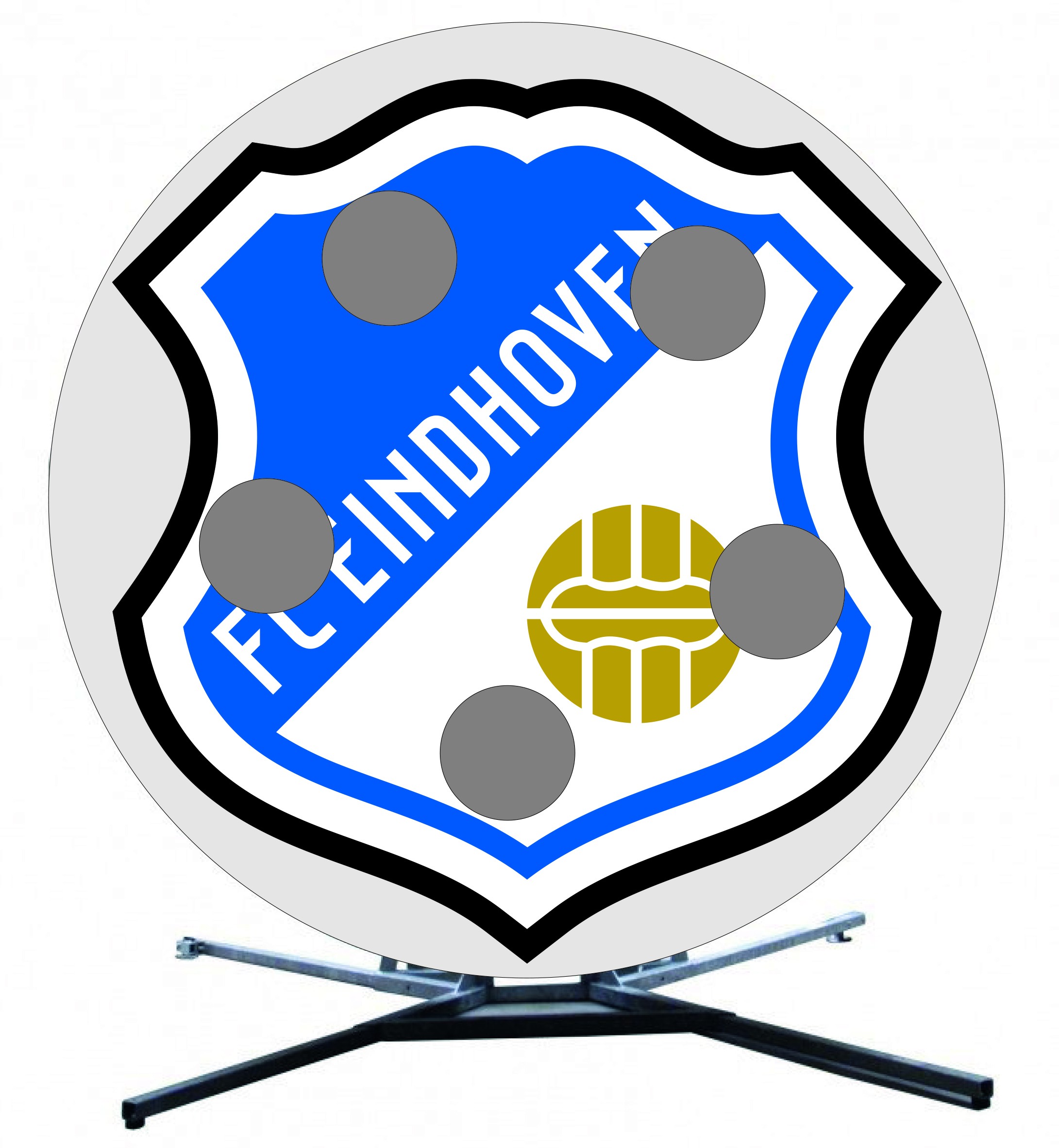 Voetbal draaiend FC Eindhoven