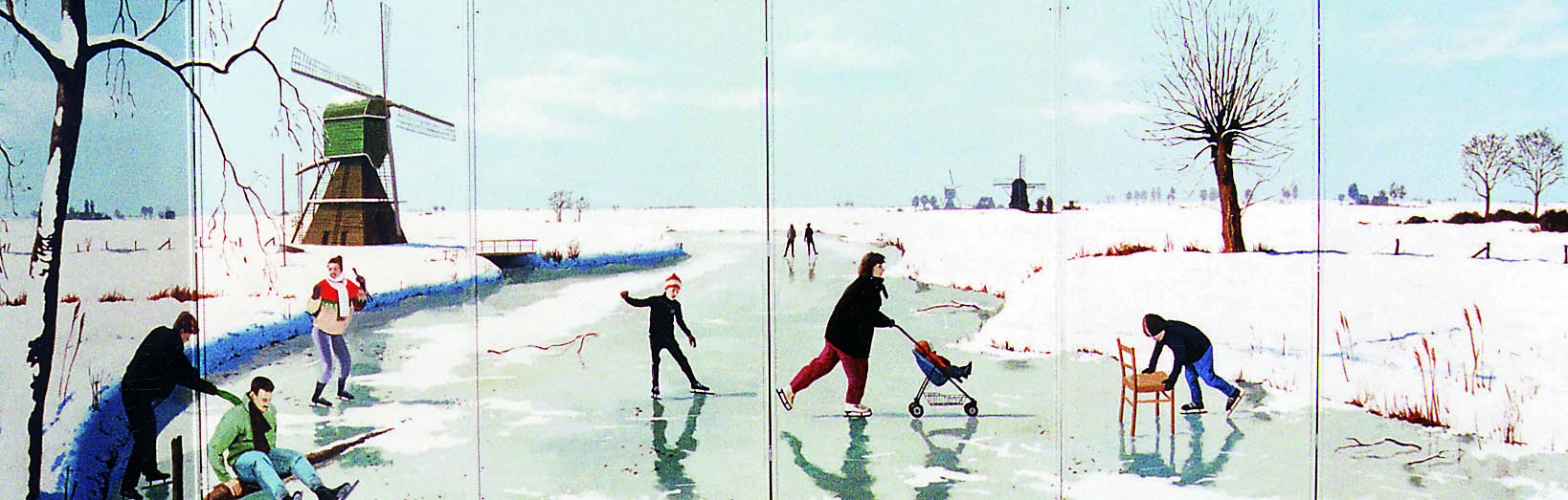 Hollands winter schaatsen