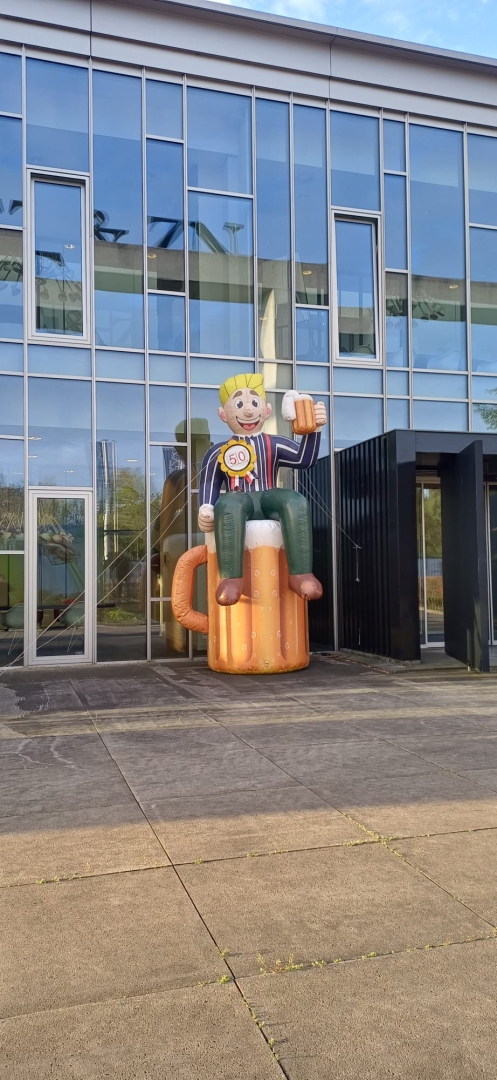 Abraham op bierglas