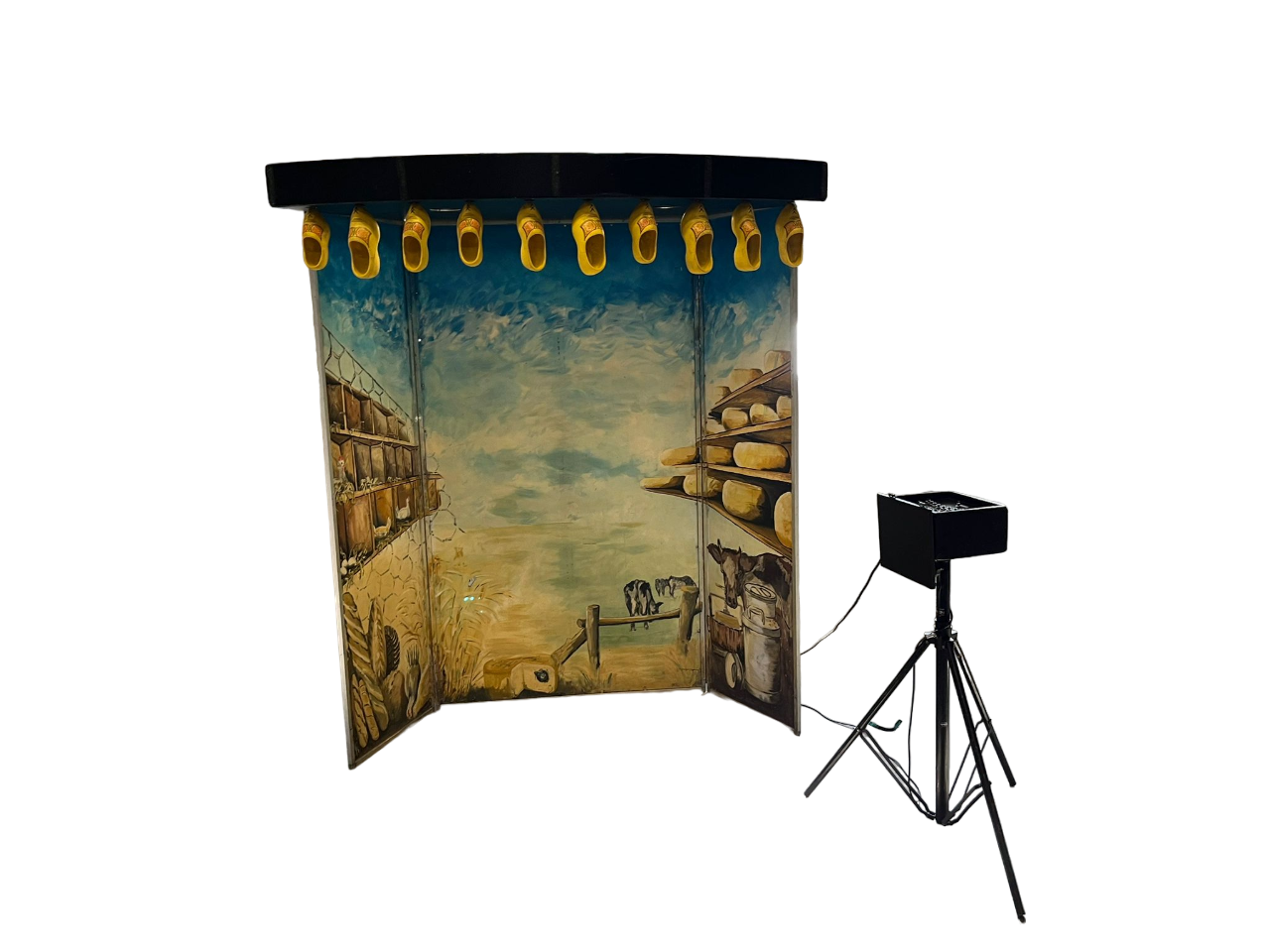 Klompen vangen B2,1 x D2 x H2,35 m.