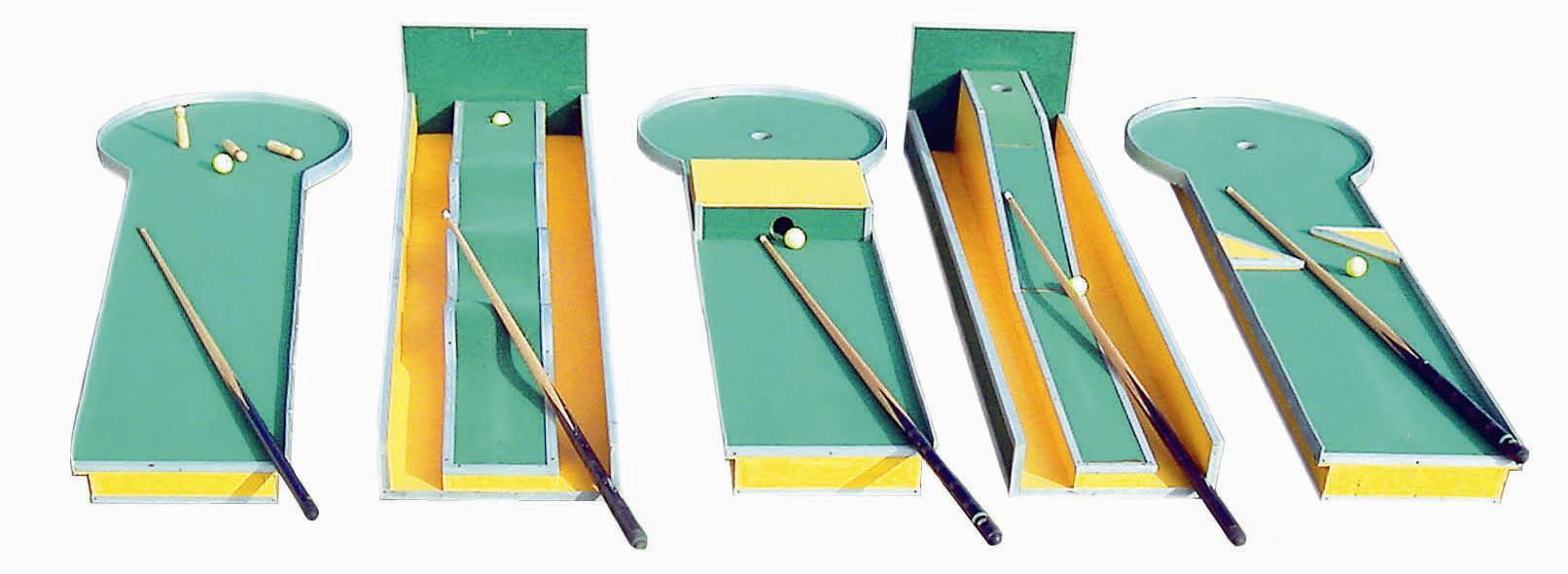 Verkoop - Golfspel biljart (per baan)