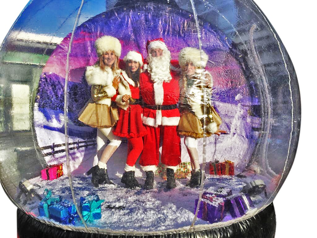 Snowglobe opbl. (zwart) (sneeuwbol)