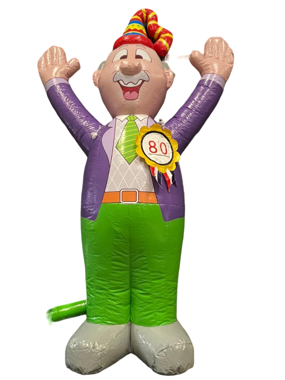 Verjaardagspop man Feest 80 jaar