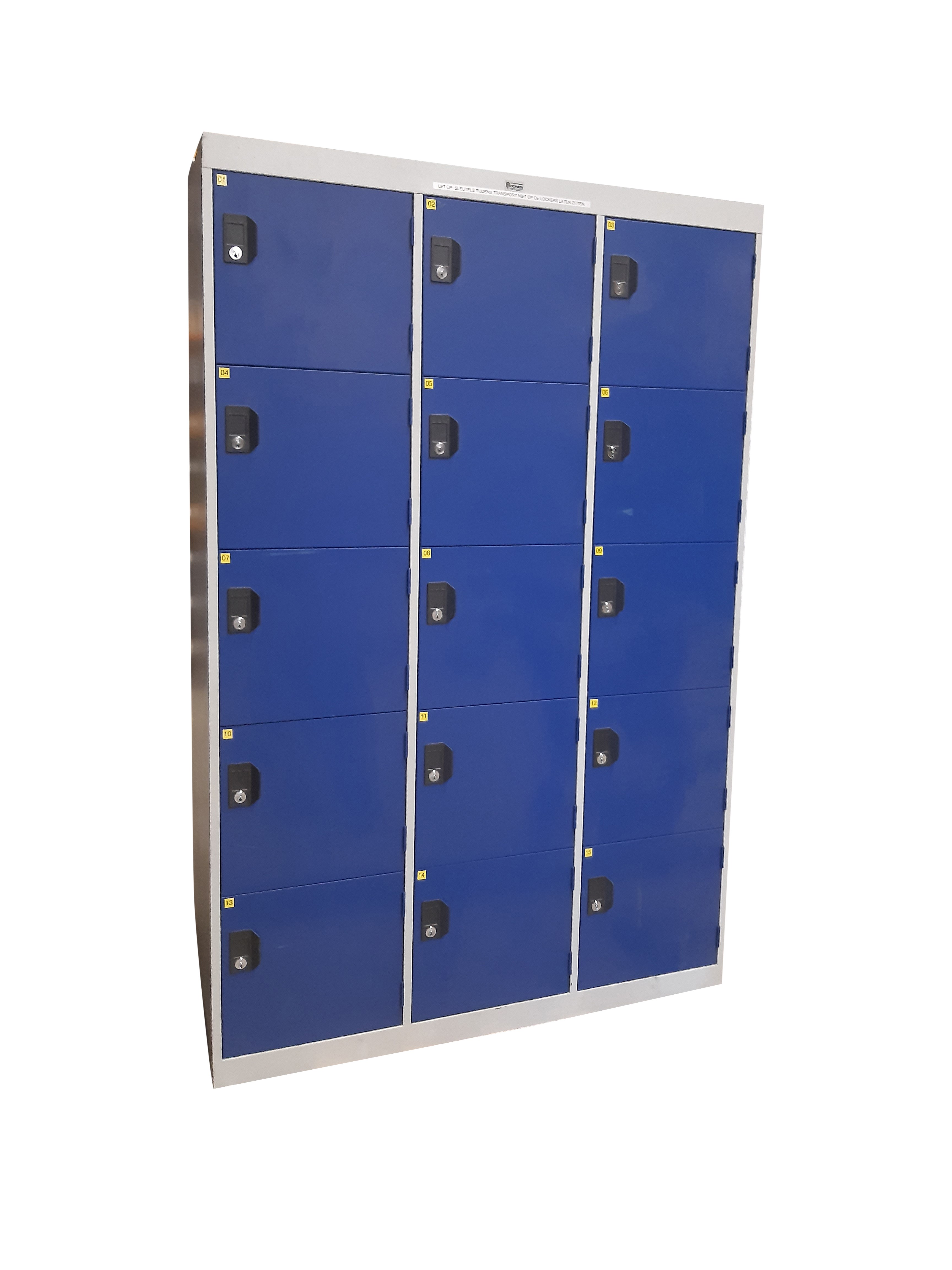 Lockerblok met 15 lockers