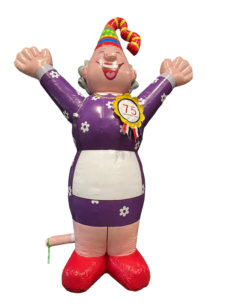 Verjaardagspop vrouw Feest 75 jaar