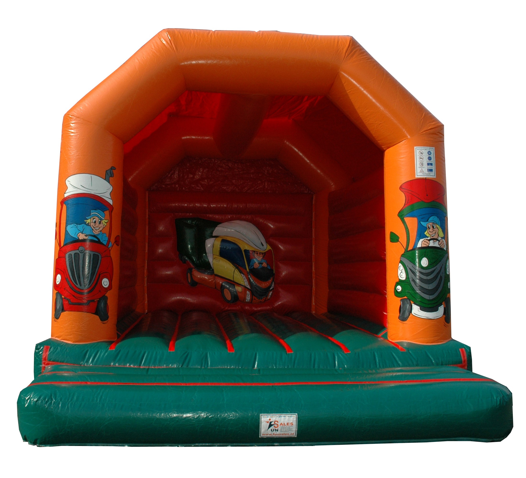 Transportspringkussen 3 D + overkapping