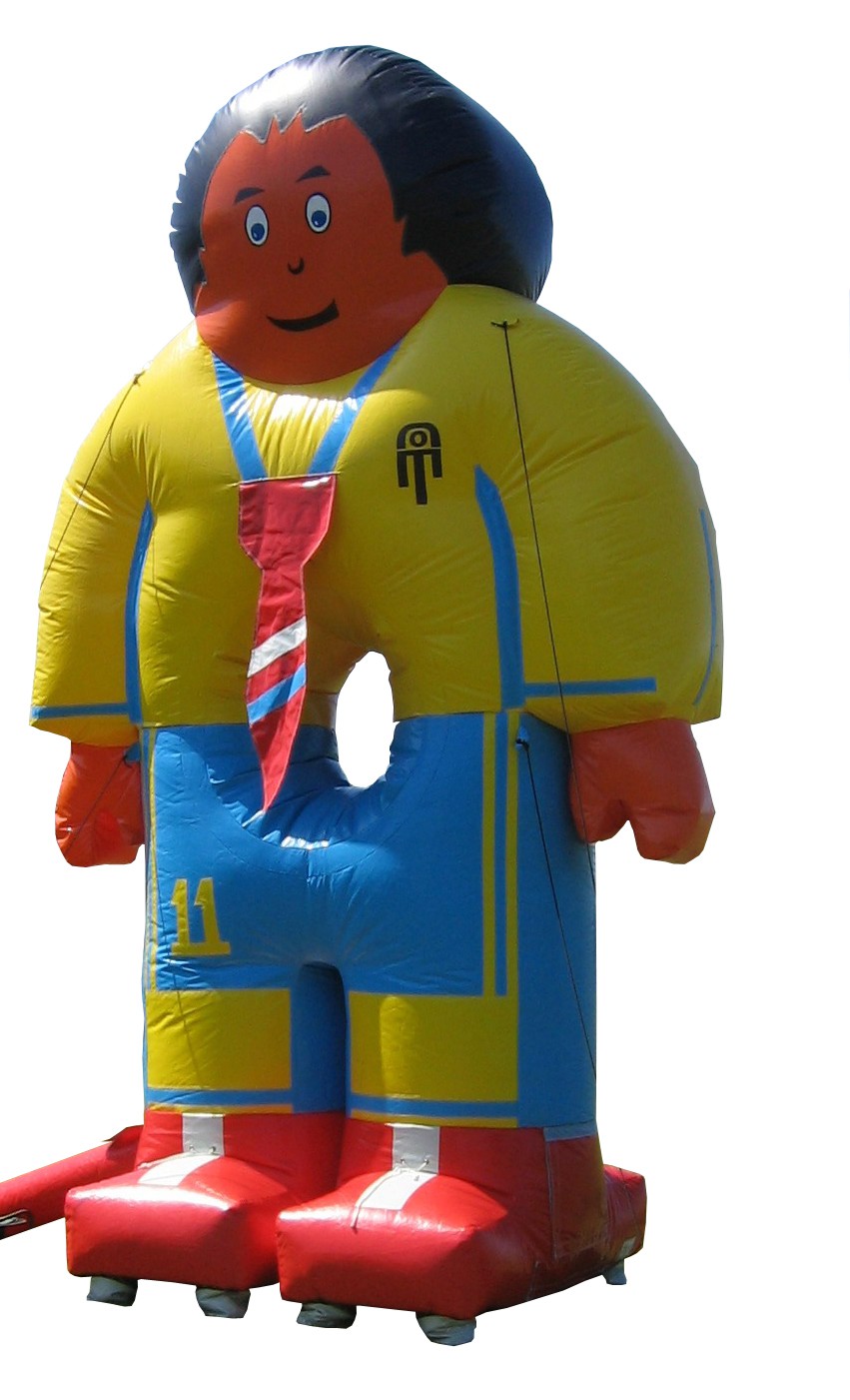 Doelschieten Stropdas opbl. (blauw/geel)