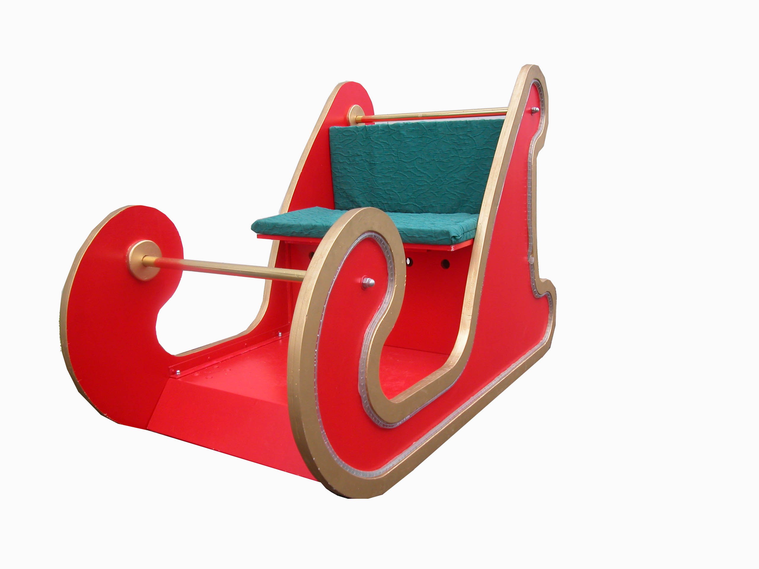 Arrenslee rood met lichtjes