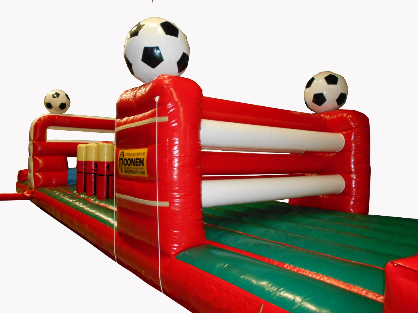 Stormbaan voetbal obstakel