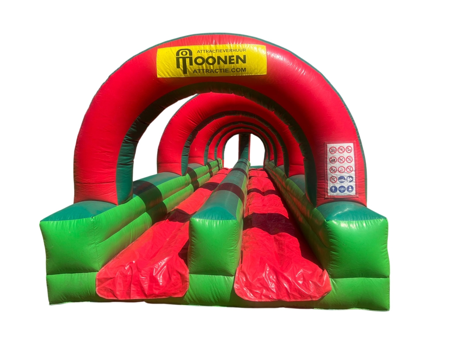 Buikschuifbaan 12m.