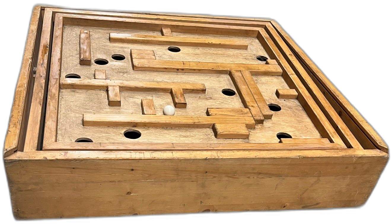 Labyrinth - groot L0,95xB0,95xH0,21m.