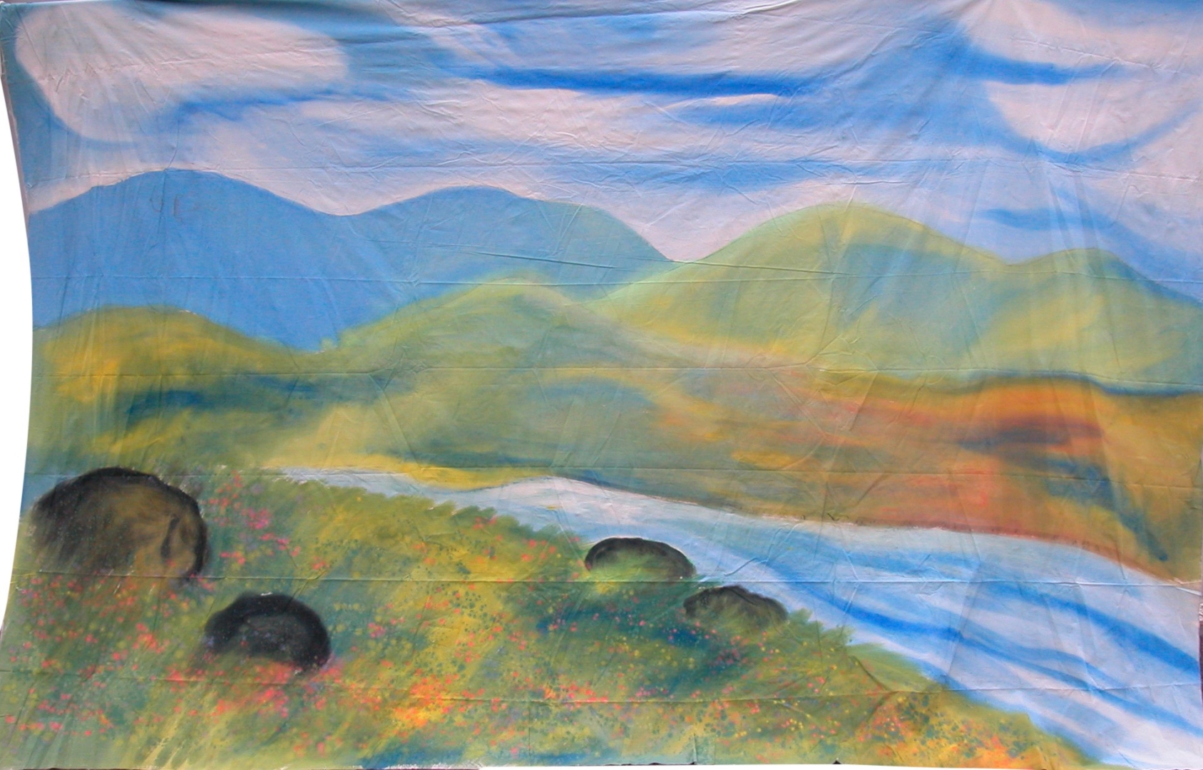 Verkoop - Decordoek Oostenrijk zomer