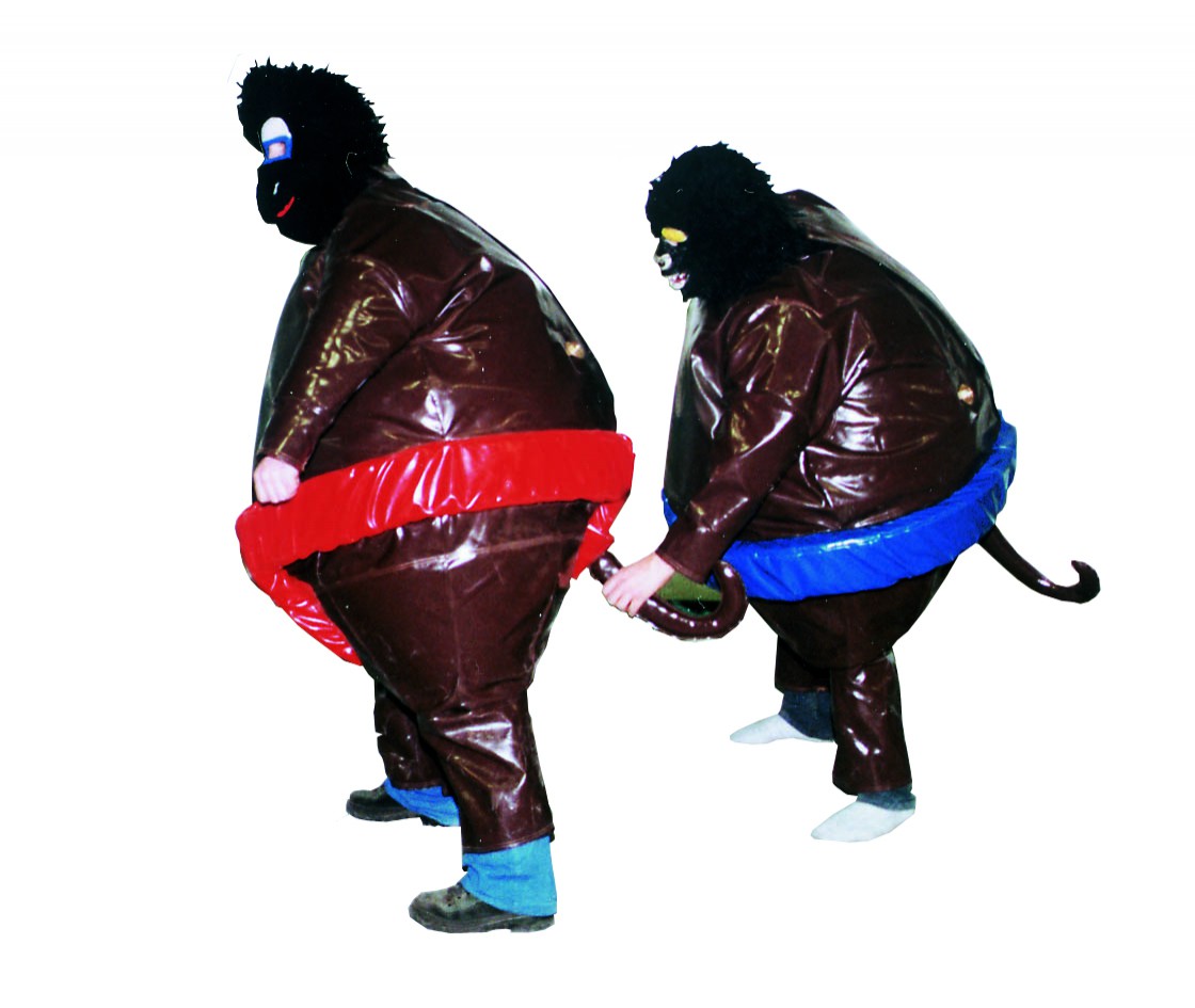 Sumoworstelen als een aap, opblaasbaar