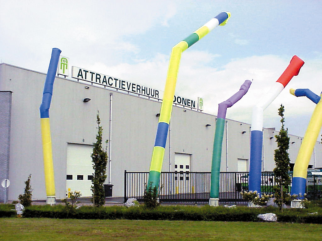 Skytube Rood - wit - blauw incl. blower