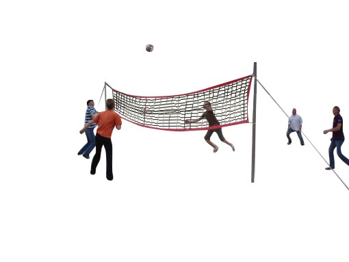 Volleybalset (beach of gras)