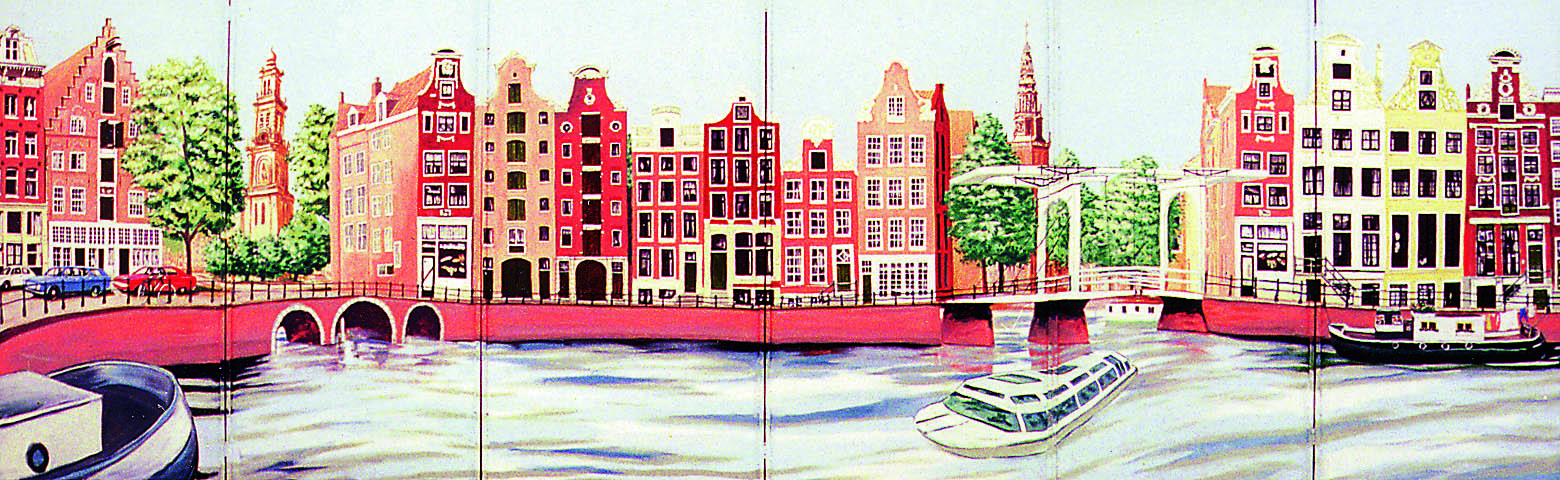 Hollands Amsterdamse grachten
