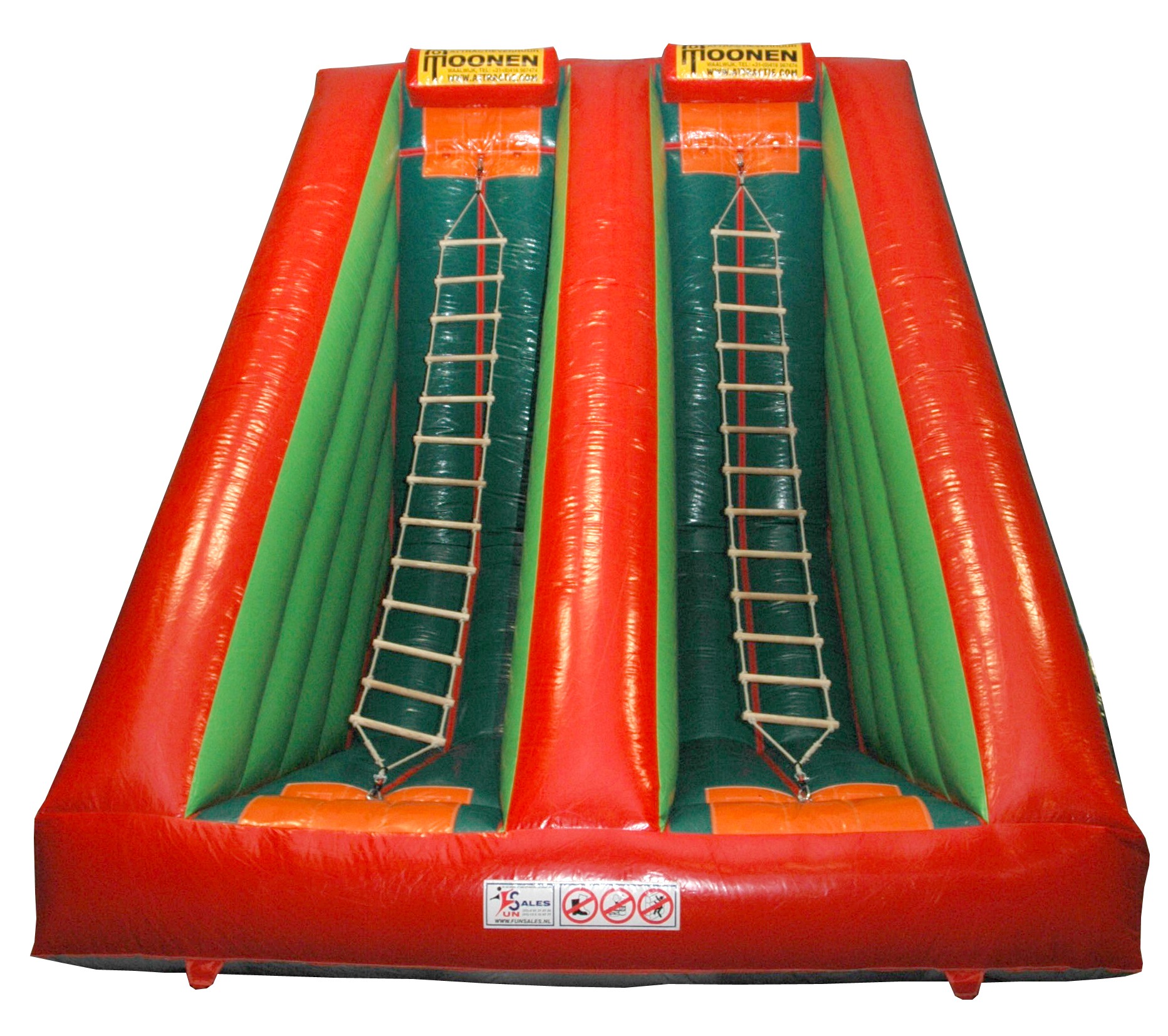 Draailadder opblaasbaar (dubbele ladder)