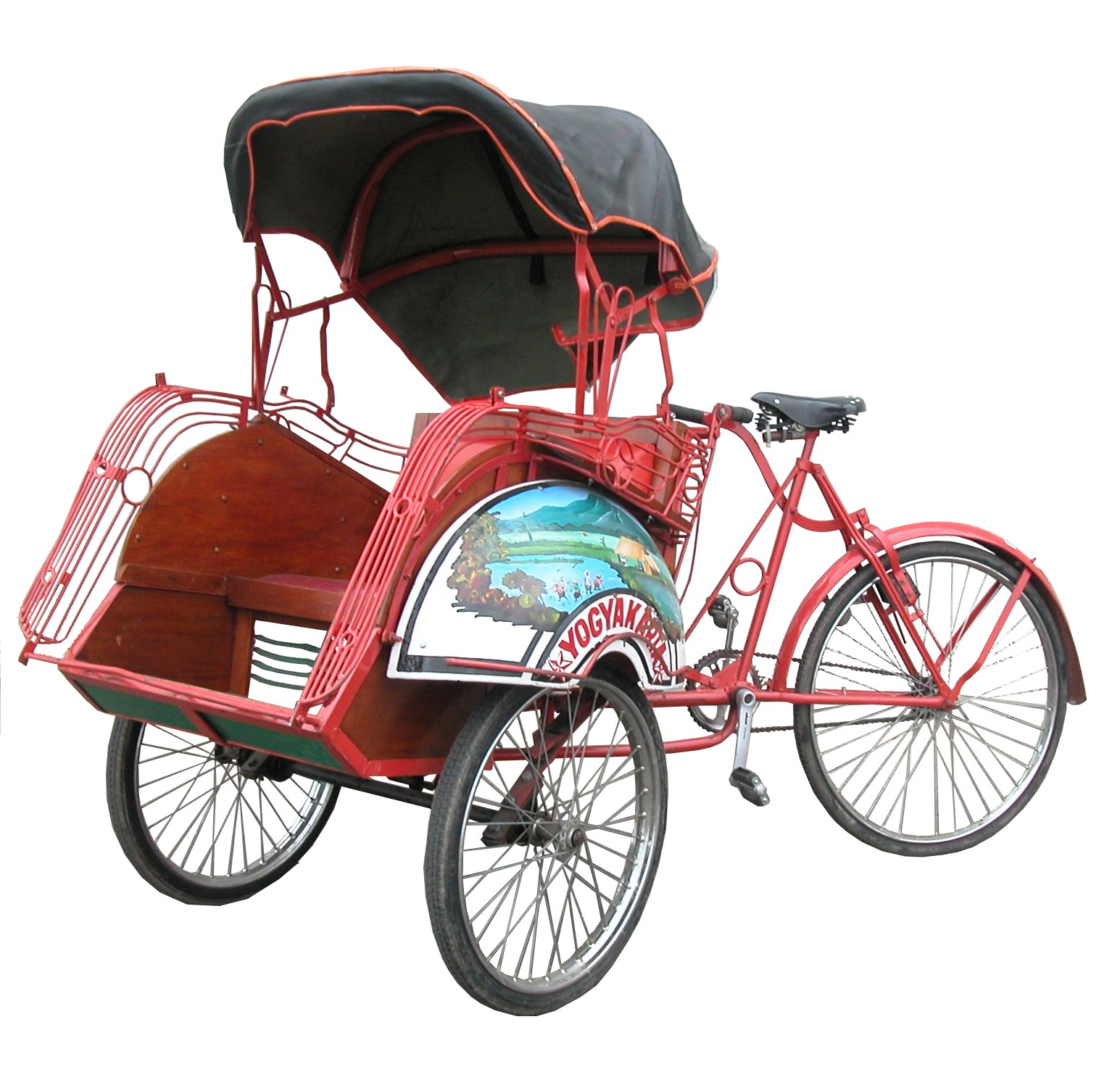 Betjah rood (ter decoratie)