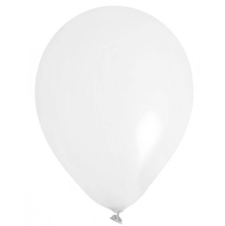 Ballonnen wit per 100 stuks 90/100 cm) - Attractie.com